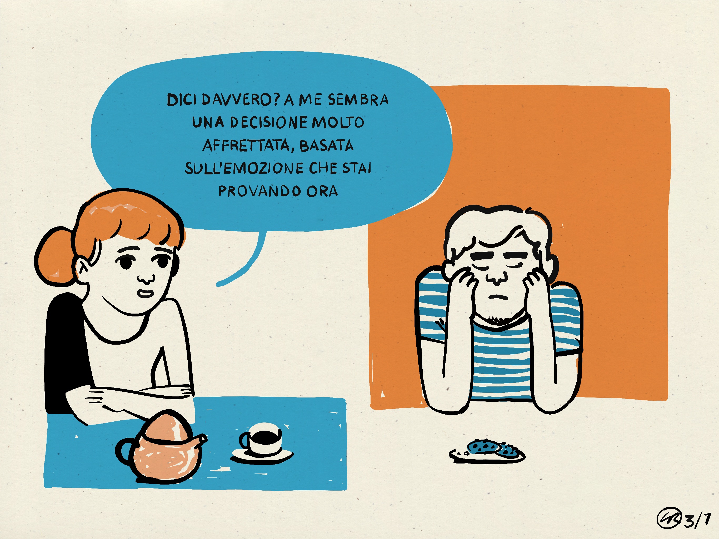 Kahneman - Narrow Thinking - psicologia a fumetti - by psycomix