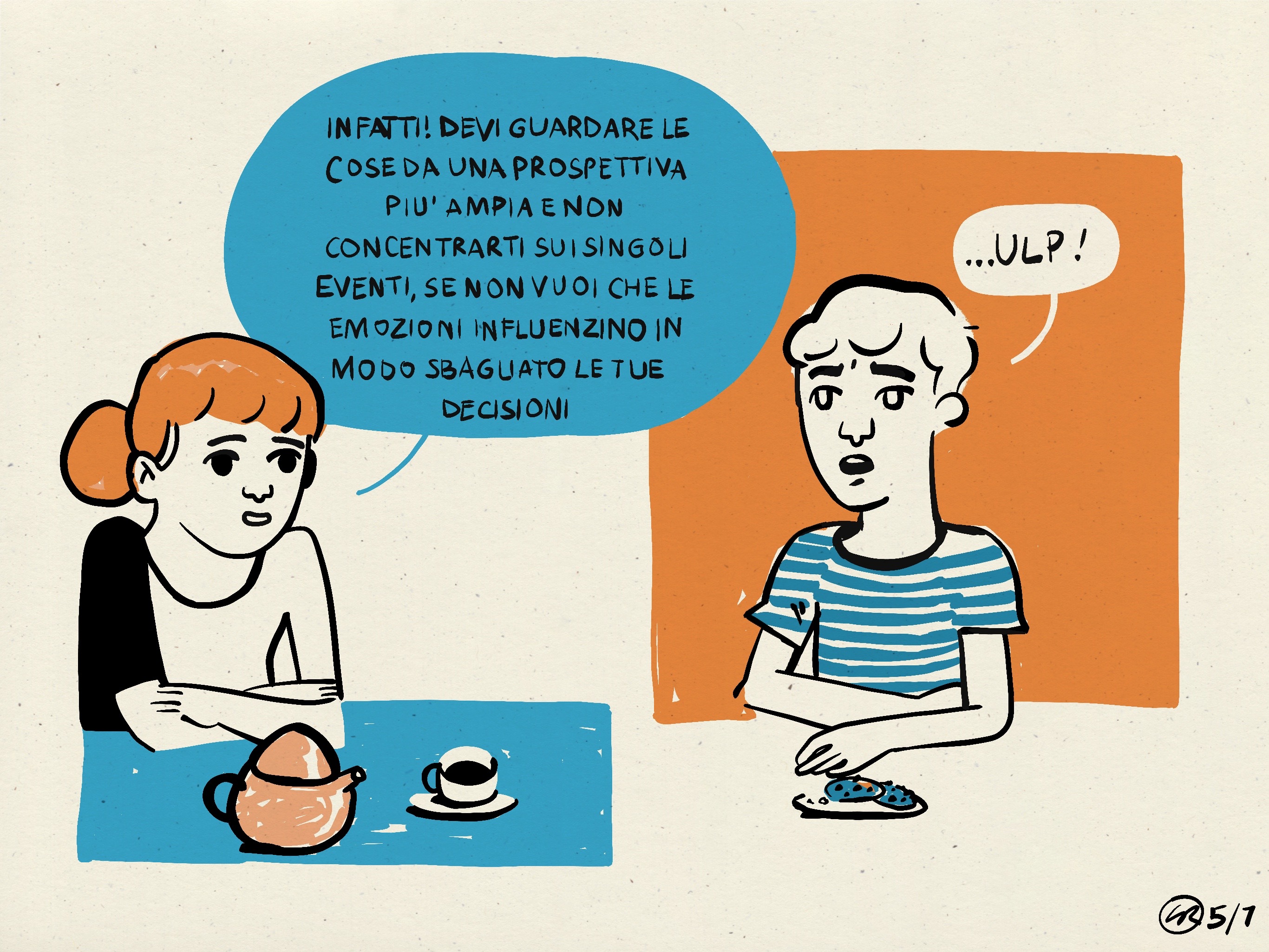 Kahneman - Narrow Thinking - psicologia a fumetti - by psycomix